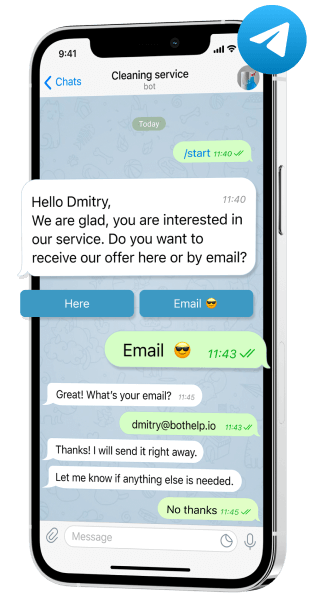 The leading no-code Telegram chatbot builder for sales and marketing